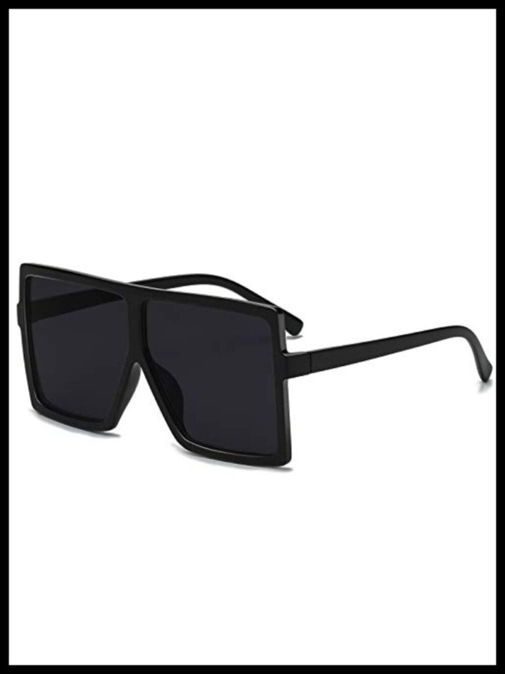 Oversized Square Sunglasses UV400 Protection Polycarbonate Unisex